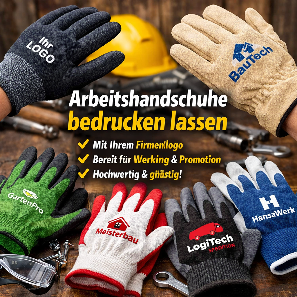 Arbeitshandschuhe mit Logo günstig - arbeitshandschuhe-bedrucken.com