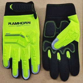 Stoßschutz-Arbeitshandschuhe mit Logo | Werbeartikel fü...