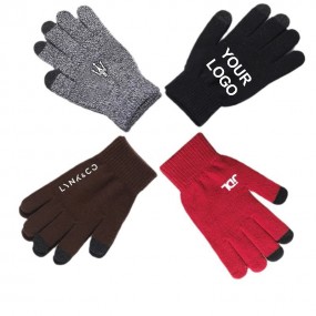 Individuelle Touchscreen-Handschuhe mit Firmenlogo als ...