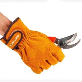 Spaltlederhandschuhe mit Logo bedrucken lassen