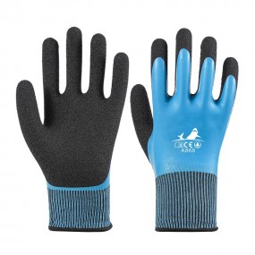 Nitril-beschichtete Arbeitshandschuhe mit Logo bedrucke...