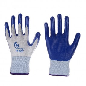 Arbeitshandschuhe mit Logo für Firmen & Bau – Nitril be...